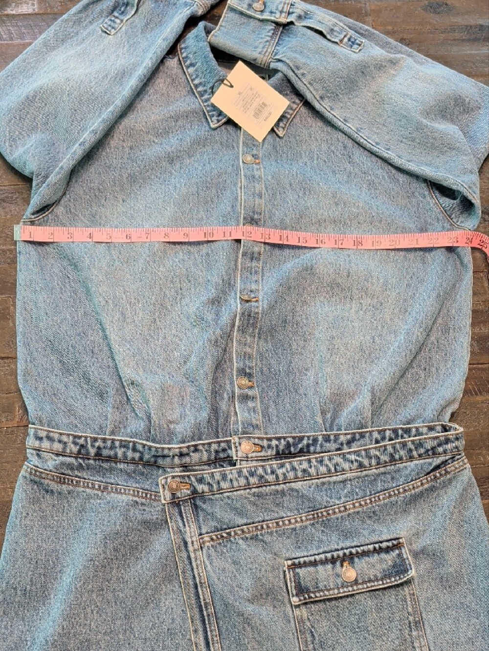 NWT - KBB by Kahlana Assymetrical Denim Dress - Picture 9 of 12
